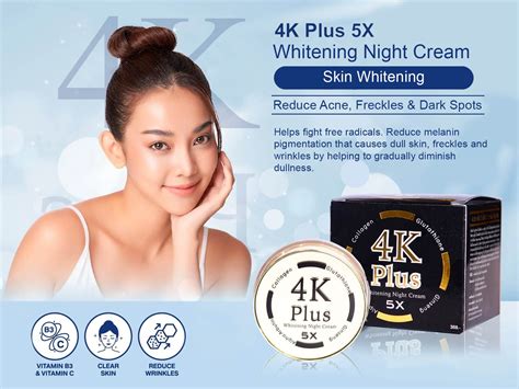 radiant touch whitening night cream